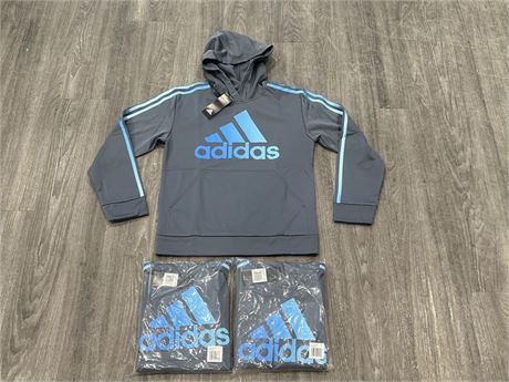 Urban Auctions - 3 BRAND NEW W/ TAGS ADIDAS HOODIES - YOUTH SIZE SMALL ...