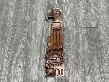 INDIGENOUS SIGNED CARVING (14”)