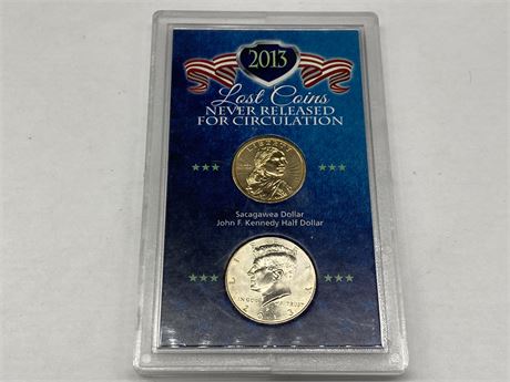 2013 LOST COINS NEVER RELEASED FOR CIRCULATION