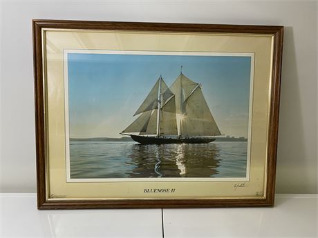 “BLUENOSE 2” SHIP PICTURE (25.5”x19.5”)