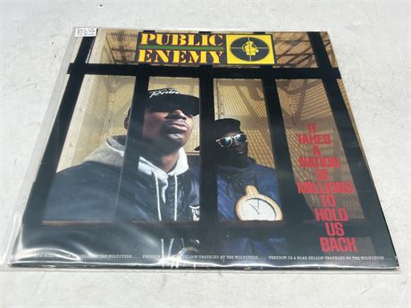 PUBLIC ENEMY - IT TAKES A NATION OF MILLIONS TO HOLD US BACK 1ST PRESS UK - VG