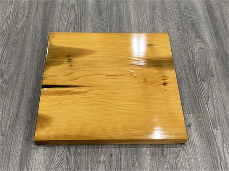 PIECE OF RECOVERED CEDAR TABLE TOP (24”X24”)