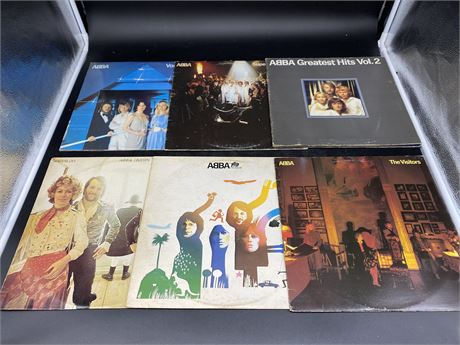6 ABBA RECORDS