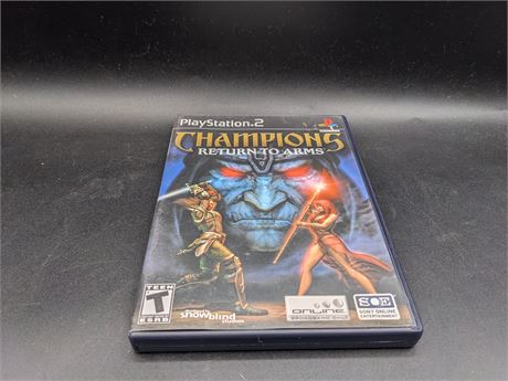 CHAMPIONS RETURN TO ARMS - CIB - VERY GOOD CONDITION - PS2