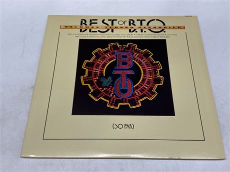 BACKMAN-TURNER OVERDRIVE - BEST OF B.T.O. (SO FAR) - EARLY PRESSING NEAR MINT
