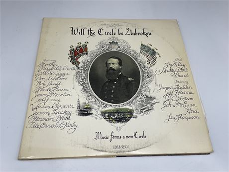 UNITED ARTISTS - WILL THE CIRCLE BE UNBROKEN - 3 RECORD SET - MINT