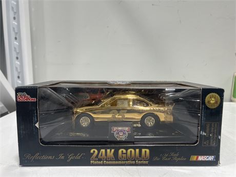 RACING CHAMPIONS 24K GOLD 1/24 SCALE DIECAST