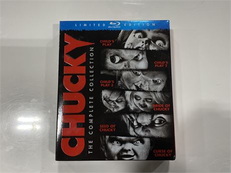 CHUCKY THE COMPLETE COLLECTION BLURAY BOX SET (6 movies)