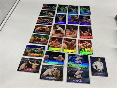(24) 2010 TOPPS UFC CARDS
