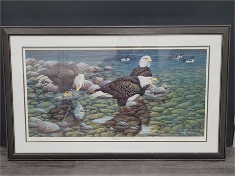 CYNTHIE FISHER SIGNED NUMBERED THE GATHERING PRINT (42"x26")