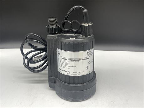 WATER ACE R65 PORTABLE 1/6HP SUBMERSIBLE UTILITY PUMP