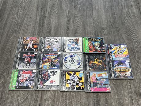 LOT OF PS1 GAMES