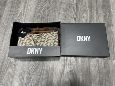(NEW IN BOX) DKNY BRYANT BROWN PURSE