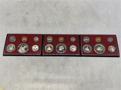 1974, 1975 & 1976 UNITED STATES PROOF COIN SET