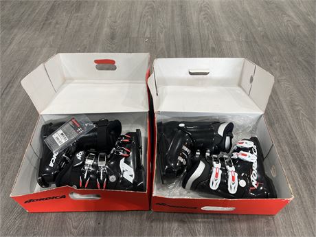 NEW SIZE YOUTH 13 - NORDICA SKI BOOTS - SPECS IN PHOTOS