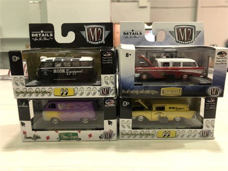 4 M2 MACHINES LIMITED EDITION COLLECTABLES