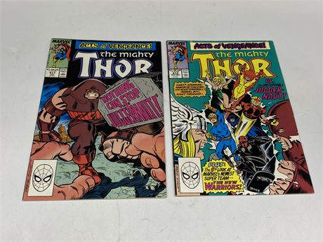 THE MIGHTY THOR #411 & #412