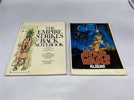2 VINTAGE STAR WARS COLLECTOR BOOKS (1977 & 1980)