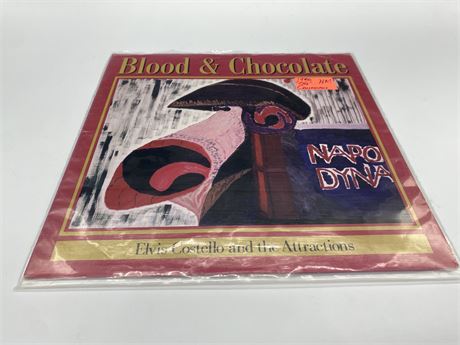 ELVIS COSTELLO & THE ATTRACTIONS - BLOOD & CHOCOLATE - NEAR MINT (NM)