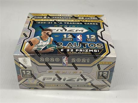 SEALED 2020/21 NBA PANINI PRIZM PACK BOX (12 packs)