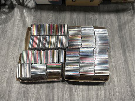 4 FLATS OF MISC CDS