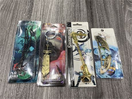 4 NEW KEYCHAINS (2 LEAGUE OF LEGENDS)