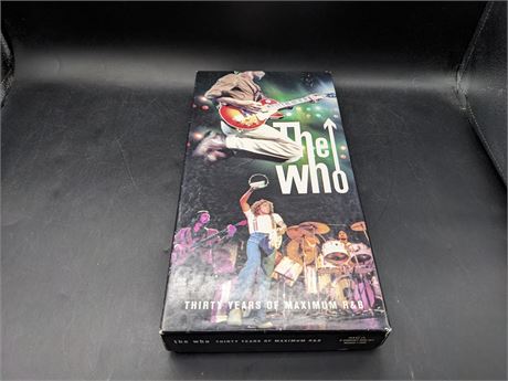 THE WHO - THIRTY YEARS OF MAXIMUM R&B (E) EXCELLENT CONDITION - MUSIC CD BOX SET