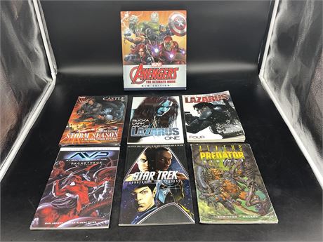 7 MISC COMIC MAGS/BOOKS