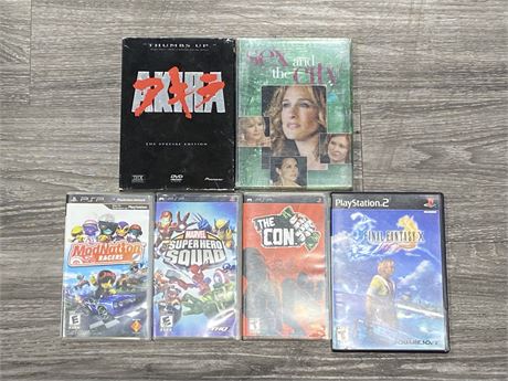 LOT OF PLAYSTATION GAMES & DVD’S