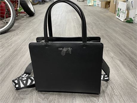 (NEW WITH TAGS) BLACK KARL LAGERFELD PURSE