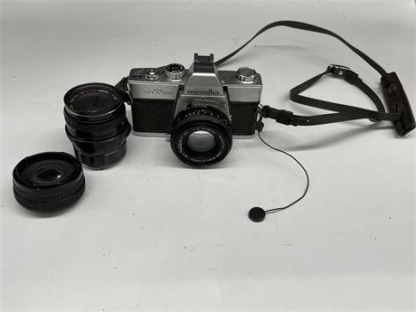 LOT OF UNTESTED CAMERA EQUIPMENT, AS IS