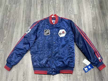 NEW W/ TAGS VANCOUVER CANUCKS MOLSON STARTER JACKET - SIZE L