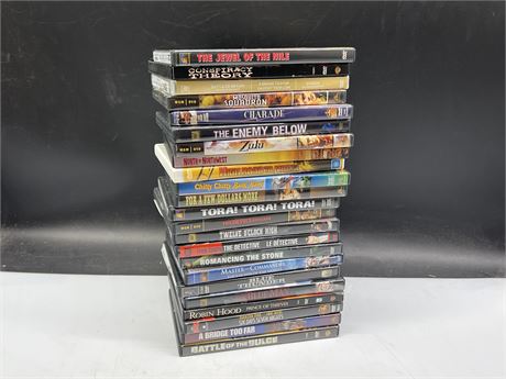 LOT OF ASSORTED DVDS