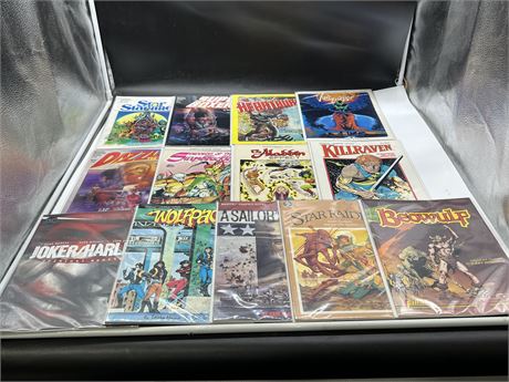 13 COMIC MAGS / GRAPHIC NOVELS