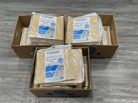 3 BOXES FULL OF CANMAIL HEAVY DUTY ULTRA KRAFT WRAPPING PAPER