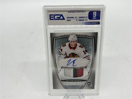 EGA 9 ROOKIE VICTOR EJDSELL AUTO / PATCH #103/249