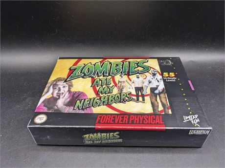 SEALED - ZOMBIES ATE MY NEIGHBORS - LIMITED RUN RE-RELEASE - SNES