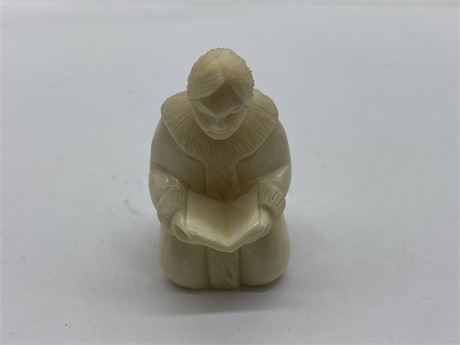 INUIT IVORY CARVING (2”)