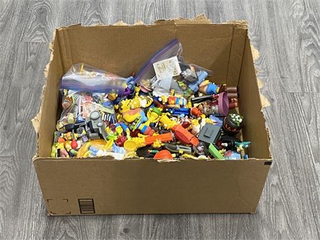 LARGE BOX OF SIMPSONS TOYS / FIGURES