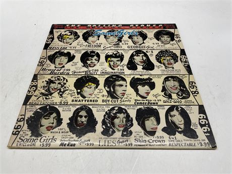 ROLLING STONES - SOME GIRLS (Banned cover) - VG (Slightly scratched)