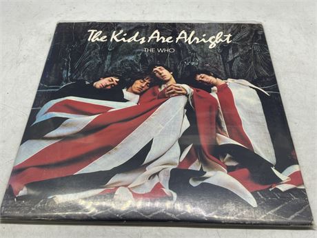 THE WHO - THE KIDS ARE ALRIGHT 2LP - VG+