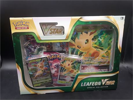 SEALED - POKEMON LEAFEON V STAR SPECIAL COLLECTION