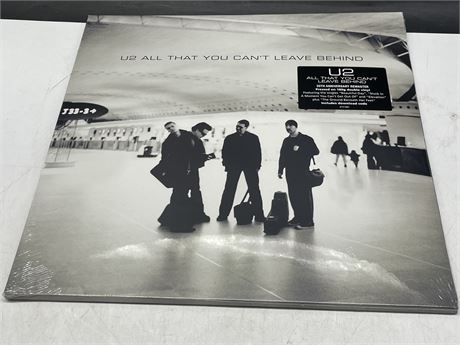 SEALED U2 - ALL THAT YOU CANT LEAVE BEHIND 2 LP