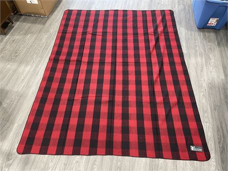 NEW ED N’OWK COLLECTION 100% WOOL BLANKET 64”x82”