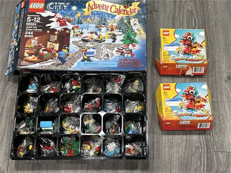 3 OPEN BOX LEGOS