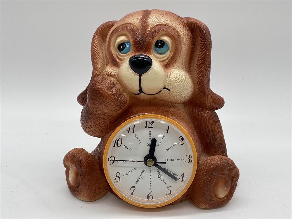 Urban Auctions - VINTAGE 1970s SAD DOG COIN BANK - 7” TALL