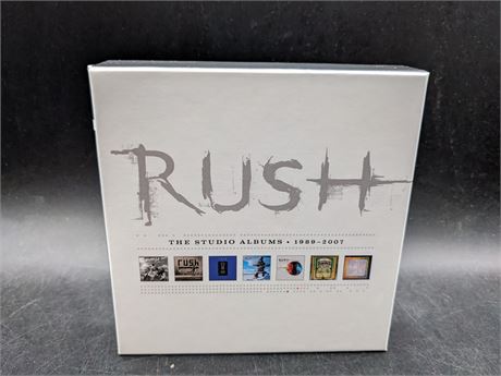 RUSH - STUDIO ALBUMS 1989 - 2007 - 8 CD COLLECTION (M) MINT CONDITION
