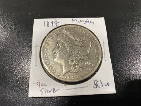 1897 USA DOLLAR SILVER COIN