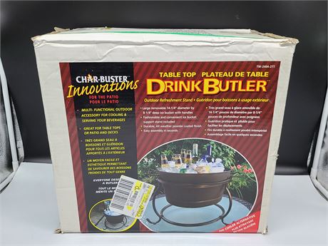 CHAR BUSTER TABLE TOP DRINK BUTLER