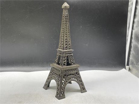 CAST IRON EIFFEL TOWER CANDLE HOLDER (14”)
